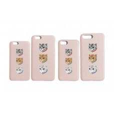 LESS - 3 CATS IPHONE CASE (PINK)